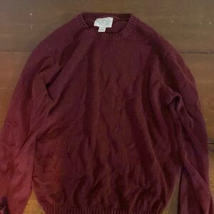 St John’s bay crew neck red large sweater